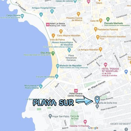 Playa Sur, 5 Min Playa Camina, Machado, Olas! ماساتلان المظهر الخارجي الصورة
